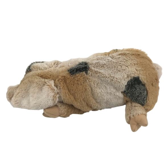 Folkmanis Grunting Pig Piglet 15'' Hand Puppet Plush #2991 Farm Animal Pink Gray - Picture 6 of 13